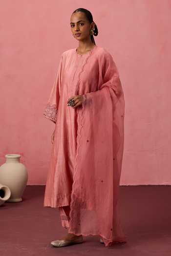 Janki India Embroidered Kurta Set 
