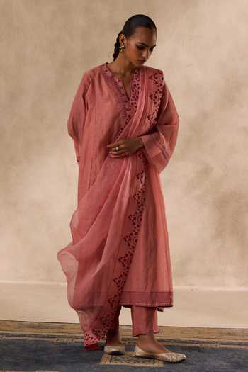 Janki India Embroidered Kurta Set 