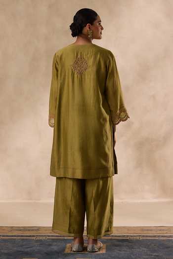 Janki India Dori Resham Embroidered Kurta Set 