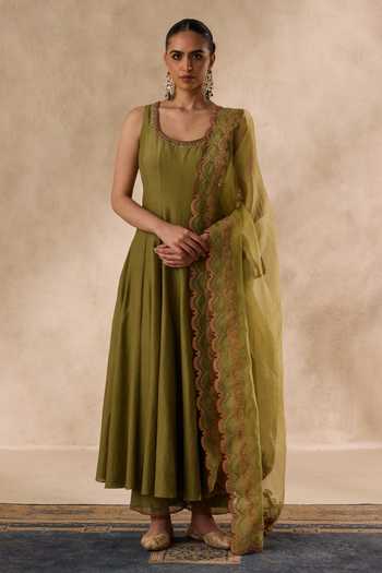 Janki India Resham Embroidered Anarkali Set 