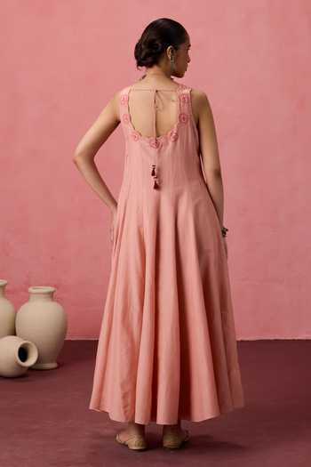 Janki India Placement Embroidered Anarkali Set 