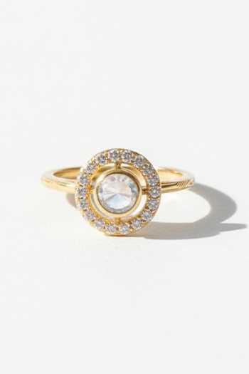Sica Jewellery Moissanite Polki Eesha Ring 
