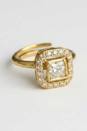 Sica Jewellery Moissanite Polki Tripti Ring 