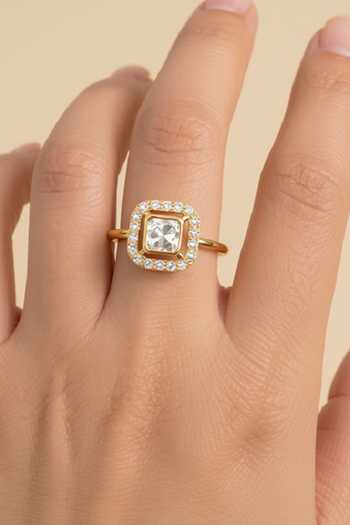 Sica Jewellery Moissanite Polki Tripti Ring 