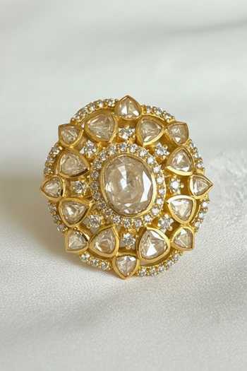 Sica Jewellery Moissanite Polki Nile Ring 