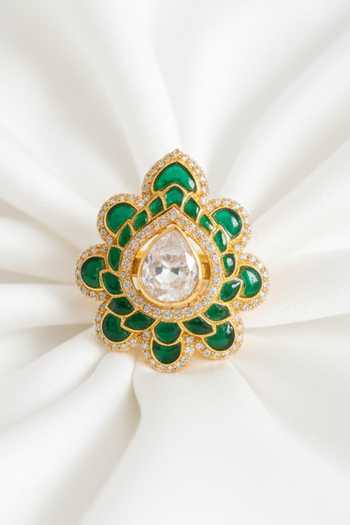 Sica Jewellery Moissanite Polki Vango Ring 