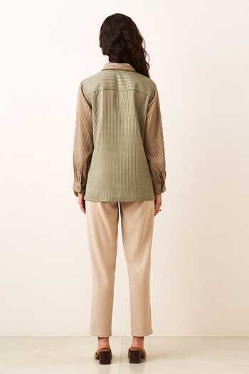RANNA GILL Vestrielle Stripe Shirt