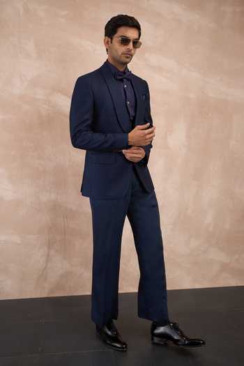Arjan Dugal Inara Textured Tuxedo Set