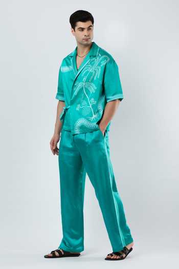 Limerick By Abirr N' Nanki Luii Linen Satin Pant 
