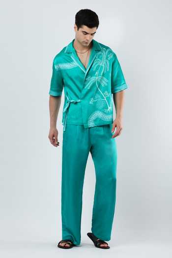 Limerick By Abirr N' Nanki Luii Linen Satin Pant 