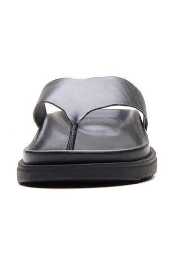 Buy_Dang Shoes_Black Lune Geunuin Crust Leather Flats _Online_at_Aza_Fashions
