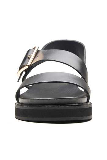 Shop Dang Shoes Black Button Platform Wedges Online at Aza Fashions Shop_Dang Shoes_Black Button Platform Wedges _Online_at_Aza_Fashions