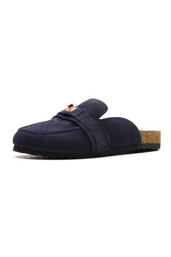 Dang Shoes_Blue Street Slip On Mules _Online_at_Aza_Fashions