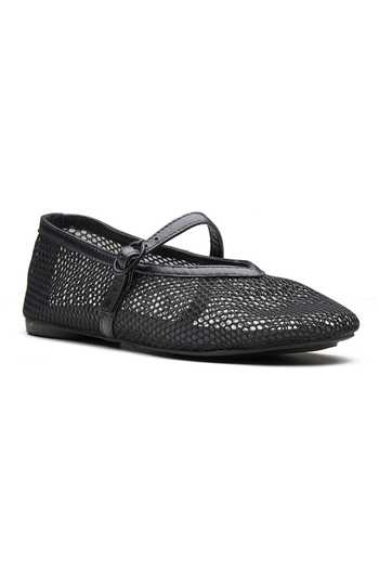Buy Dang Shoes Black Alma Synthetic Mesh Ballerinas Online at Aza Fashions Buy_Dang Shoes_Black Alma Synthetic Mesh Ballerinas _Online_at_Aza_Fashions
