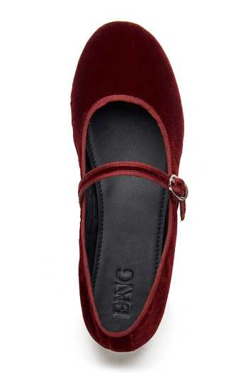 Dang Shoes Velveteen Synthetic Velvet Ballerinas 