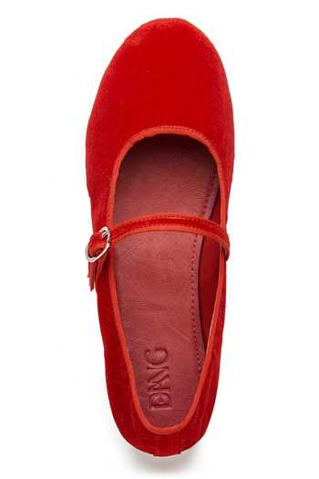Dang Shoes Velveteen Synthetic Velvet Ballerinas 
