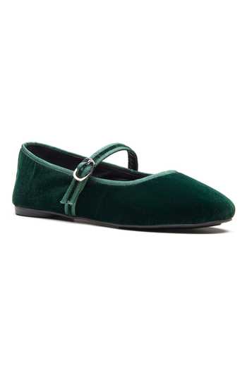 Dang Shoes Velveteen Synthetic Velvet Ballerinas 