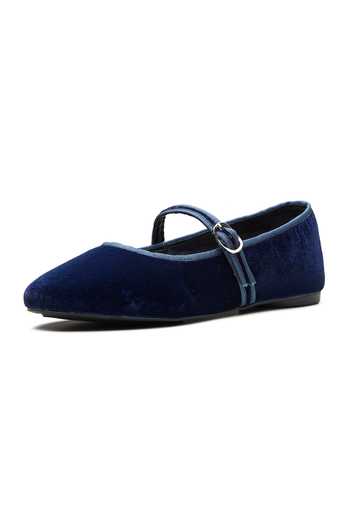 Dang Shoes Velveteen Ballerina Flats 