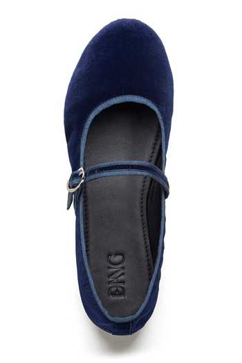 Dang Shoes Velveteen Ballerina Flats 
