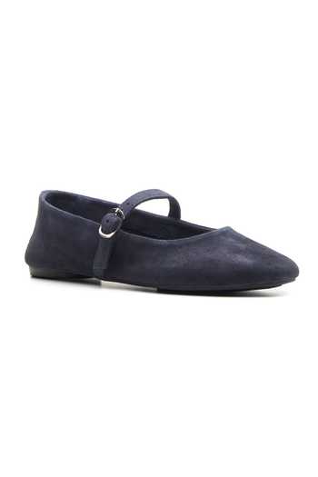 Buy_Dang Shoes_Blue Around Pointed Toe Ballerinas _Online_at_Aza_Fashions
