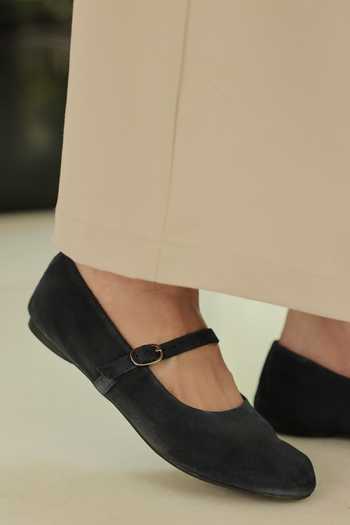 Shop_Dang Shoes_Blue Around Pointed Toe Ballerinas _Online_at_Aza_Fashions