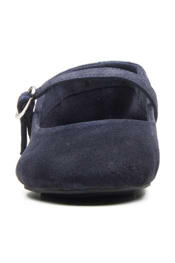Dang Shoes_Blue Around Pointed Toe Ballerinas _at_Aza_Fashions