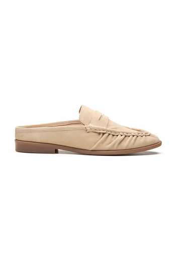 Dang Shoes Beige Lolla Slip On Mules Online at Aza Fashions Dang Shoes_Beige Lolla Slip On Mules _Online_at_Aza_Fashions