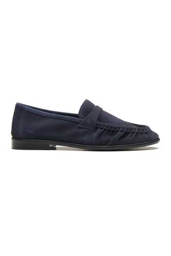 Buy_Dang Shoes_Blue Stitch Detail Loafers _Online_at_Aza_Fashions