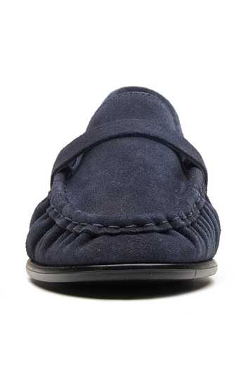 Shop_Dang Shoes_Blue Stitch Detail Loafers _Online_at_Aza_Fashions