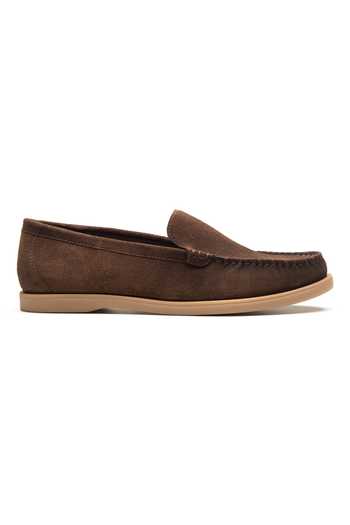 Dang Shoes_Brown Rome Leather Loafers _Online_at_Aza_Fashions