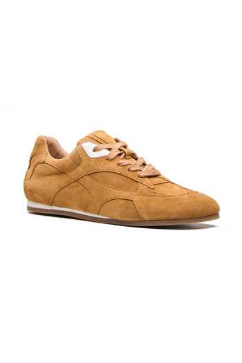 Dang Shoes_Brown Cobra Lace Up Sneakers _Online_at_Aza_Fashions
