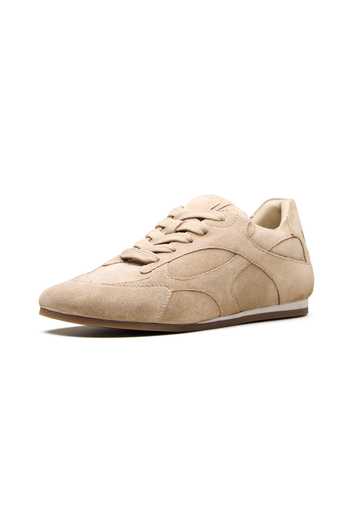 Dang Shoes_Beige Cobra Lace Up Front Sneakers _Online_at_Aza_Fashions