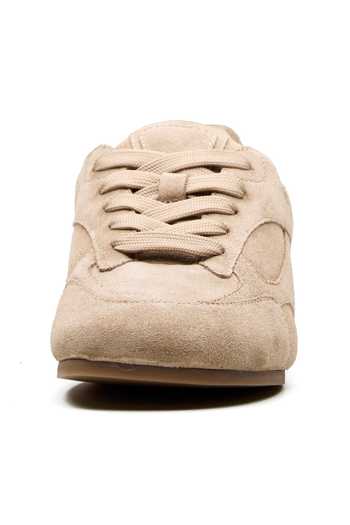 Shop_Dang Shoes_Beige Cobra Lace Up Front Sneakers _Online_at_Aza_Fashions