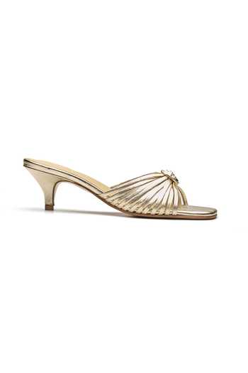 Dang Shoes_Gold Sia Strappy Heeled Sandals _Online_at_Aza_Fashions