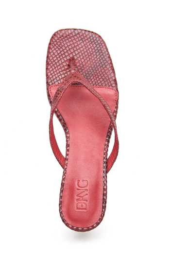 Dang Shoes Spark Python Textured Heels 