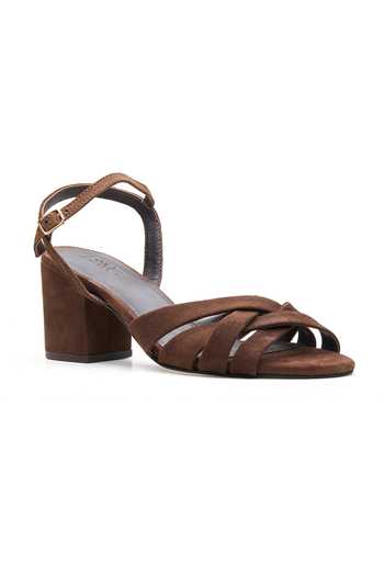 Dang Shoes_Brown Lucy Block Heels _Online_at_Aza_Fashions