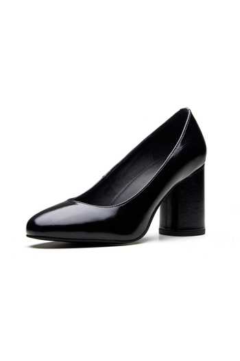 Dang Shoes Ivy Polished Block Heels 