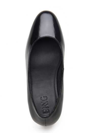 Dang Shoes Ivy Polished Block Heels 