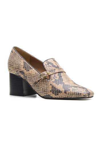 Dang Shoes Linda Snake Skin Heels 