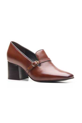 Dang Shoes Linda Python Leather Heels 