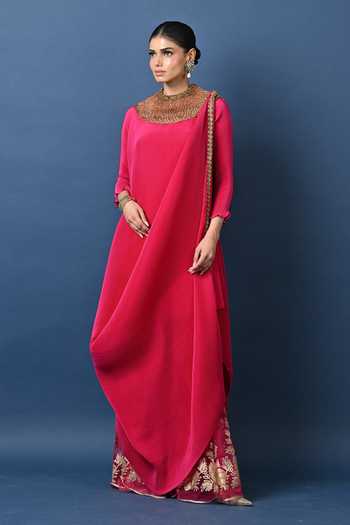 Kiran Uttam Ghosh Gota Embroidered Sharara