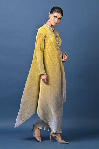 Kiran Uttam Ghosh Pleated Pant