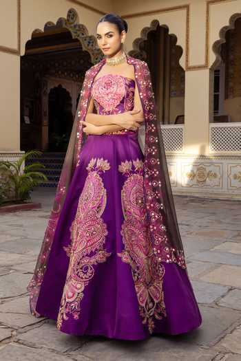 Payal & Zinal Kainat Embroidered Lehenga Set 