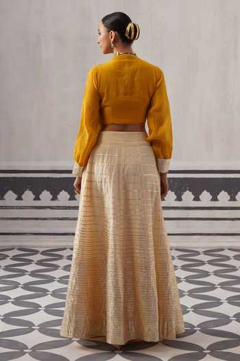 Palak & Mehak Koyal Embellished Lehenga & Blouse Set 
