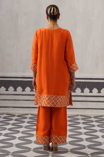 Palak & Mehak Heera Embroidered Kurta Set 