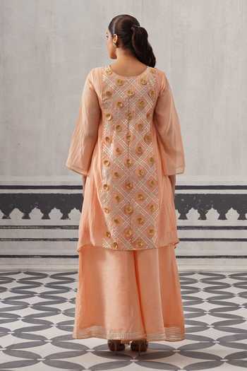 Palak & Mehak Tara Embellished A-Line Kurta Set 