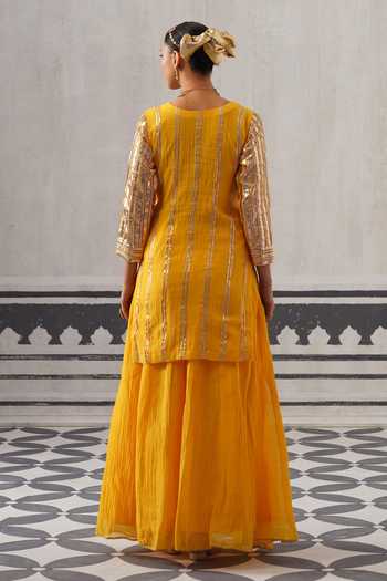Palak & Mehak Aba Embellished Kurta Set 