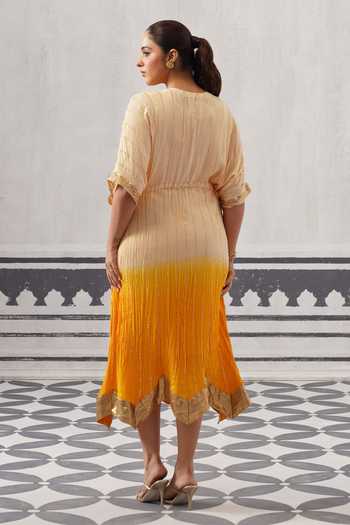 Palak & Mehak Sasha Ombre Embellished Kaftan 