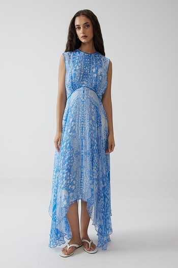 Reena Sharma Pavni Asymmetric Long Dress 