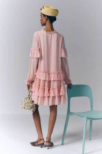 Varun Bahl Tiered Short Dress